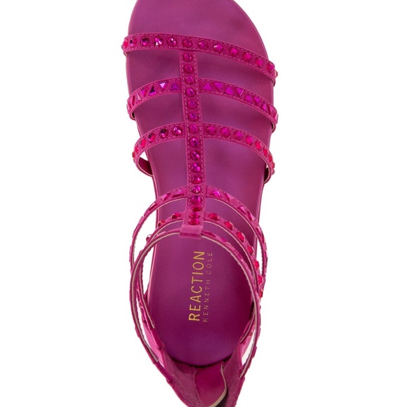 New Kenneth Cole reaction jewels pink gladiators size 9 - Picture 5 of 5